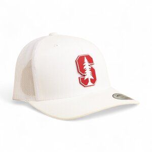 Stanford Cardinal YP Snapback Hat- White